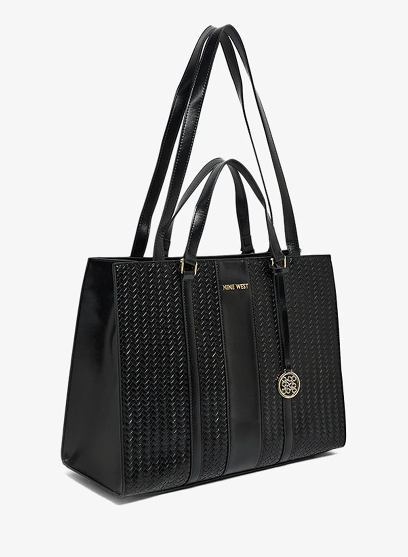 NINE WEST  Top Handle Logo Detail Tote for Women | Best Price UAE